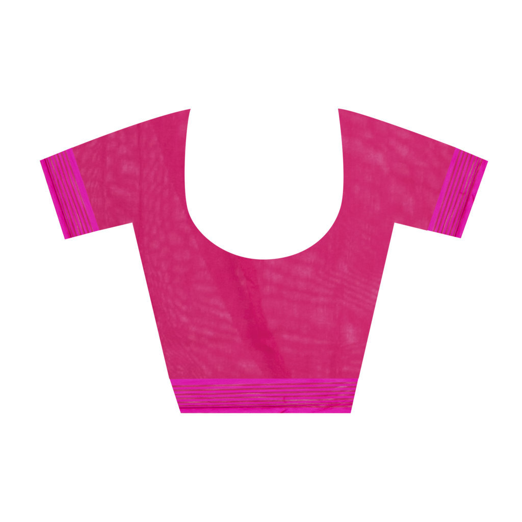 Pink Pure Cotton Minakari_Jmdni Jamdani Saree (697)